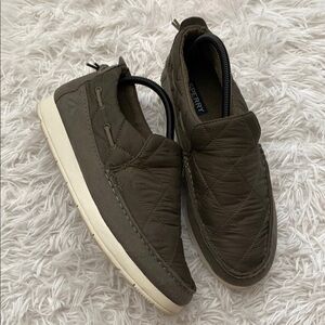 Sperry Green Loafers Slip-On Comfort